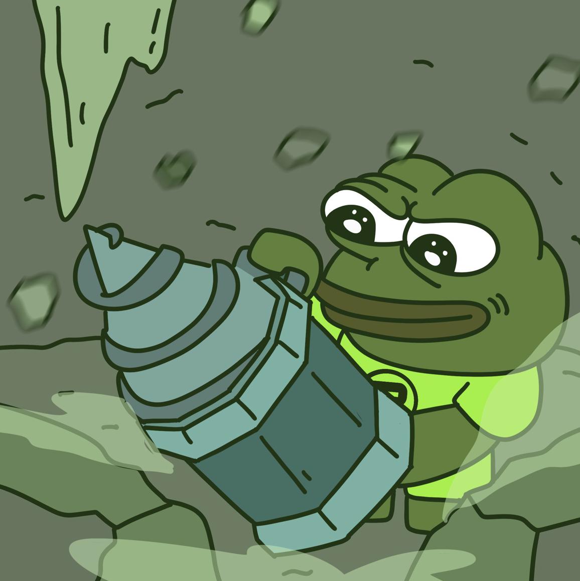 加密挖礦模擬器 PepeNode: Mine-to-Earn ICO籌資超過220萬美元，類似於異星工廠